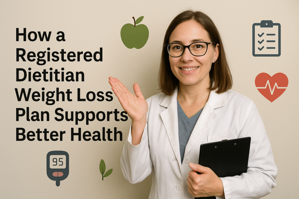 Registered dietitian weight loss expert promoting healthy nutrition.