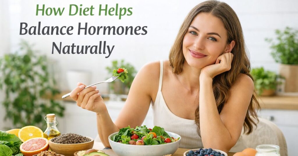 How diet helps balance hormones naturally with healthy, whole foods

