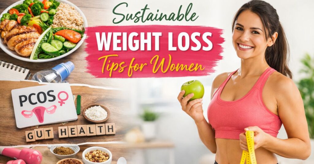 Sustainable weight loss tips for women through balanced nutrition and healthy lifestyle