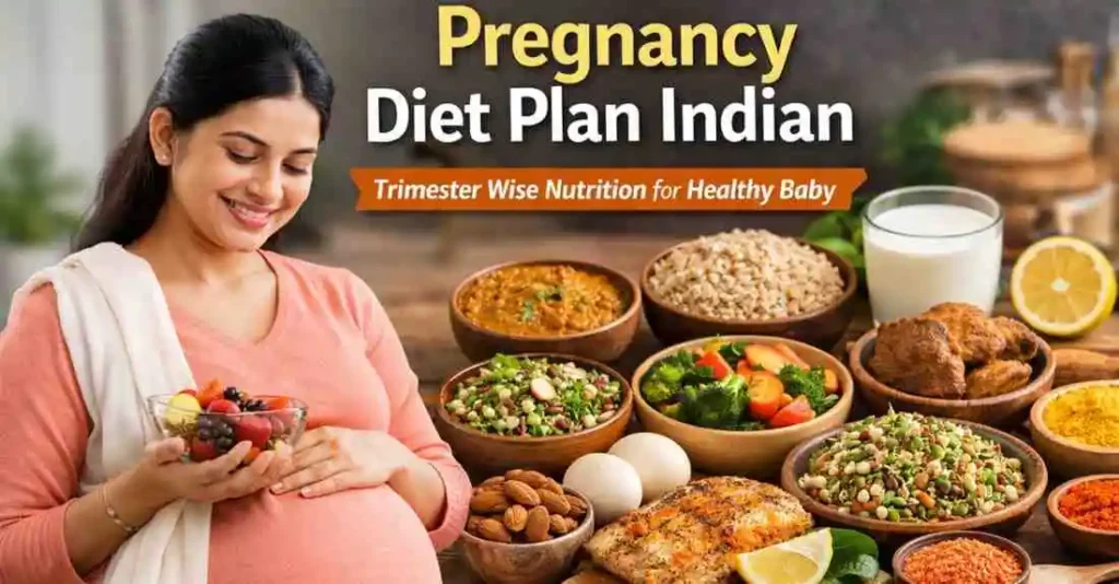 Pregnancy diet plan Indian with healthy traditional foods for expecting mother