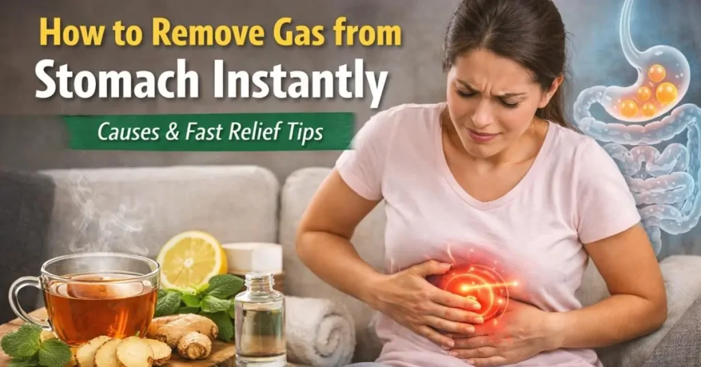 How to remove gas from stomach instantly using natural remedies for fast bloating relief