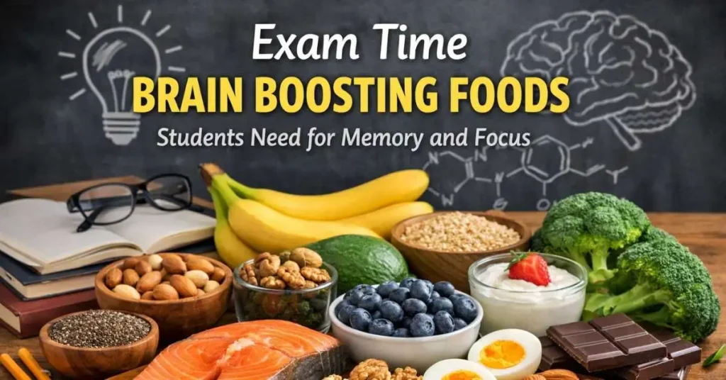 Exam time brain boosting foods for better memory and focus for students