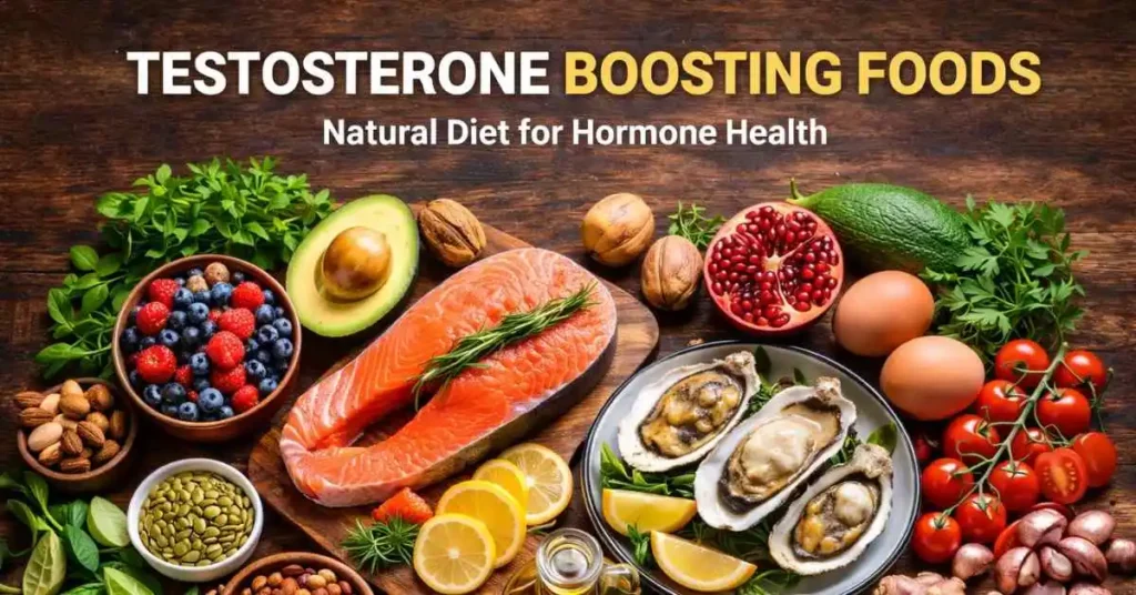 Testosterone boosting foods for natural hormone health
