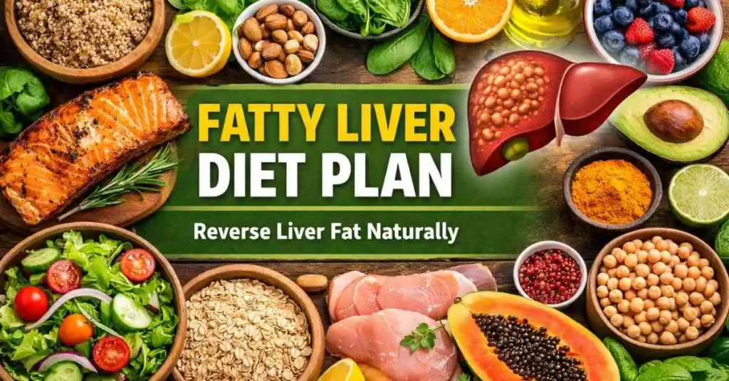 Fatty liver diet plan with healthy foods to reverse liver fat naturally
