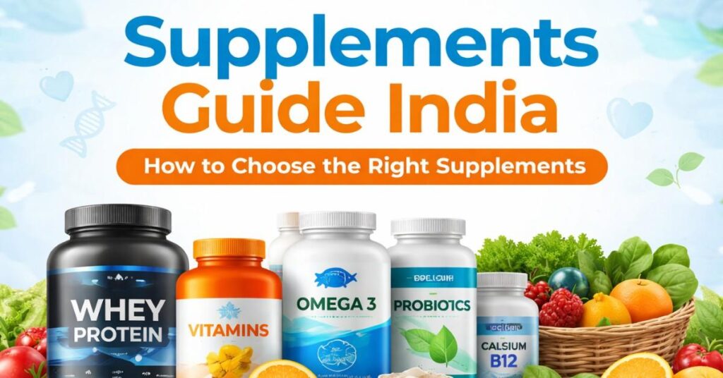 Supplements guide India with protein, vitamins and health supplements