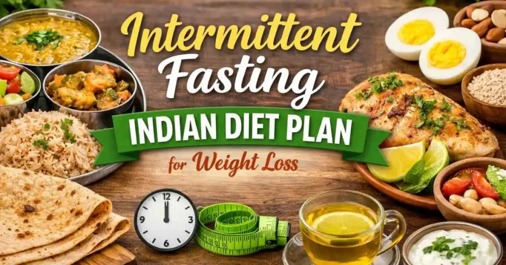Intermittent fasting Indian diet plan for weight loss
