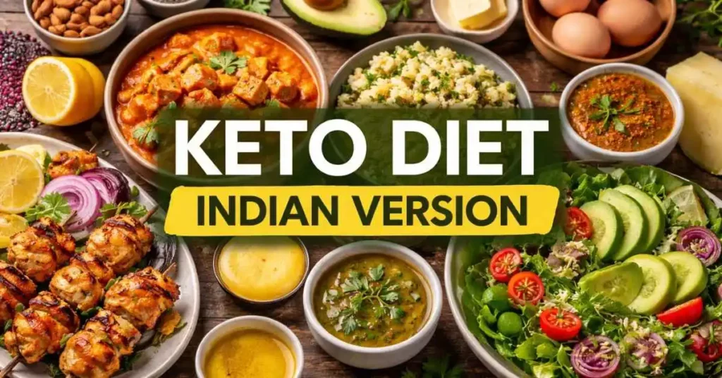 Keto diet Indian version meal plan for weight loss
