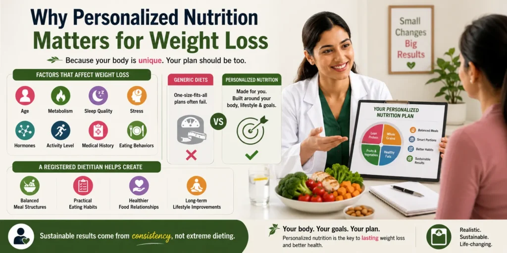 Registered Dietitian for Weight Loss creating personalized nutrition plans for healthy and sustainable results