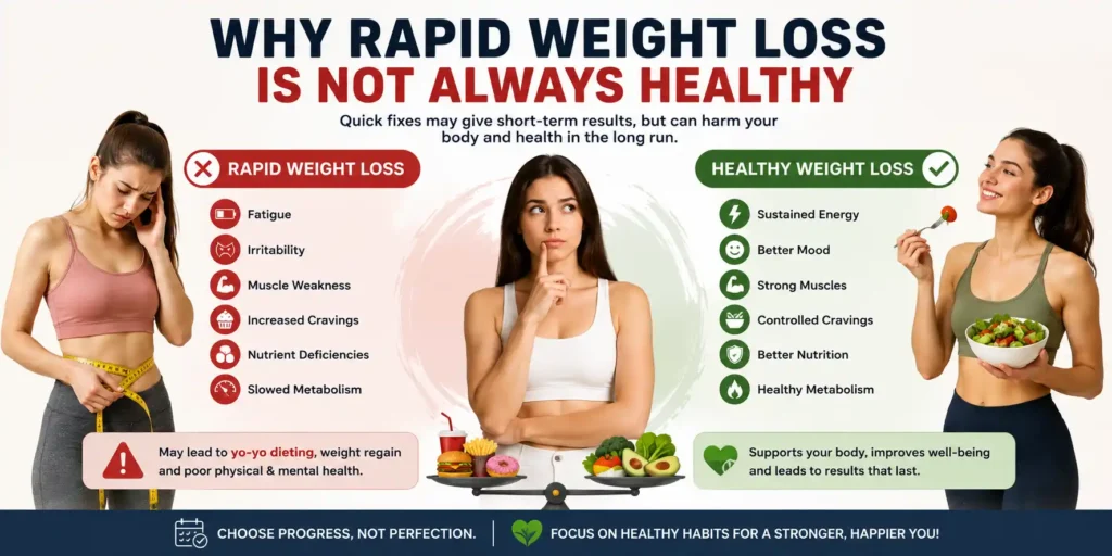 Why Rapid Weight Loss Is Not Always Healthy
