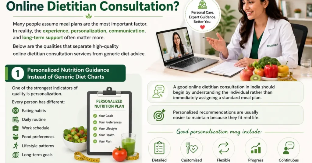 Makes a Good Online Dietitian Consultation?