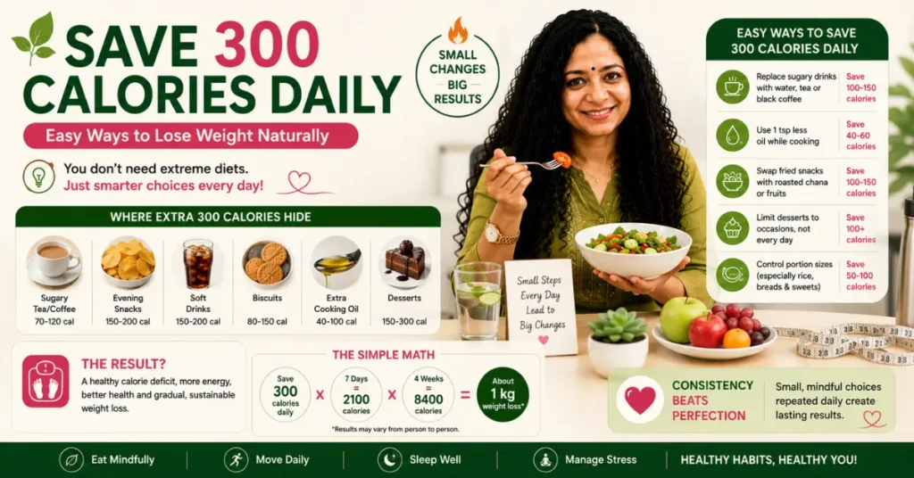 Save 300 Calories Daily
