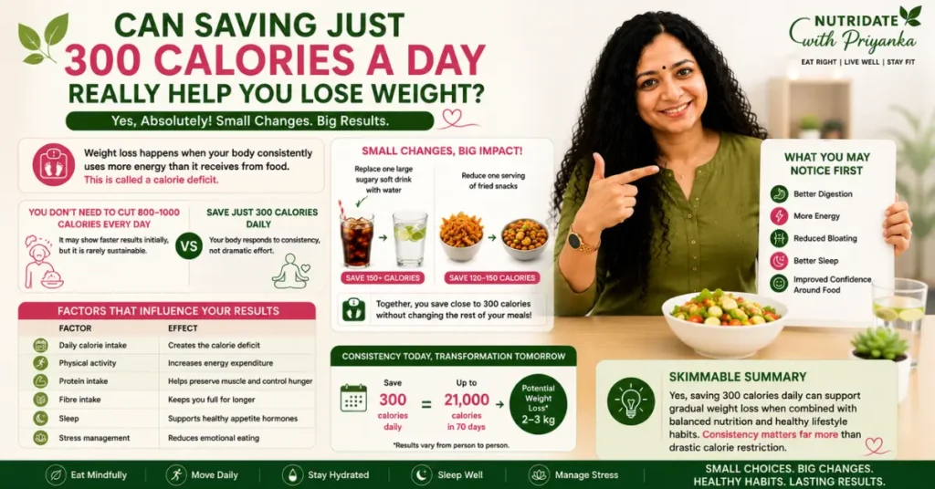 Can Saving Just 300 Calories a Day