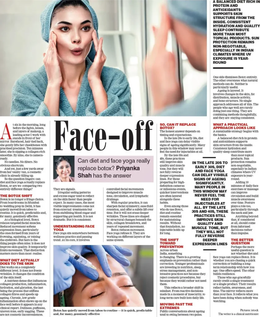 Can Diet and Face Yoga Really Replace Botox?